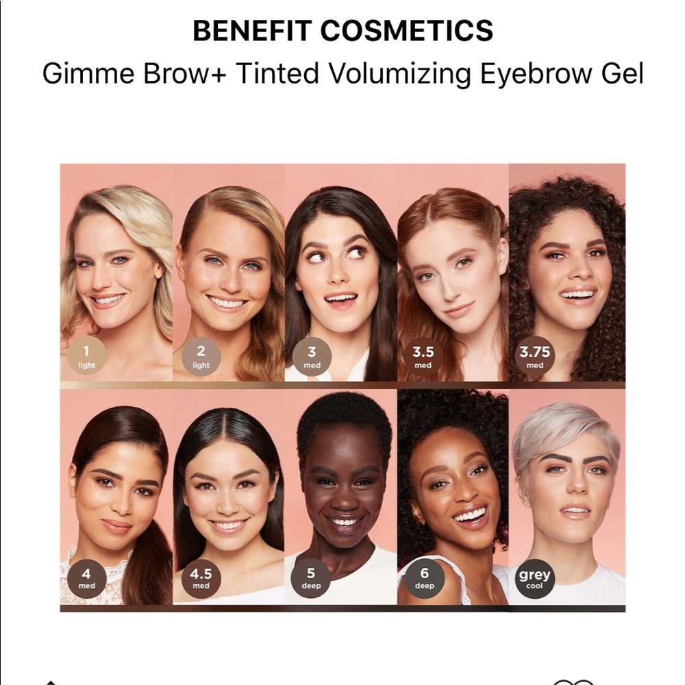 Benefit Gimme Brow in #4 Warm Deep Brown NIB! - Picture 3 of 6